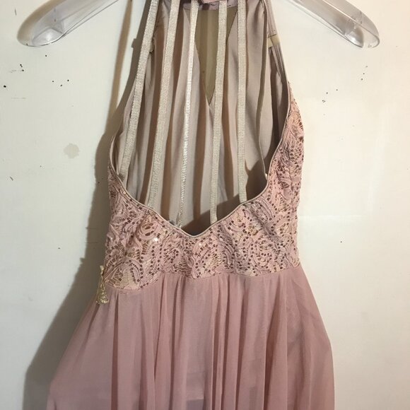 Tenth House Rose Halter Style Dance Dress Costume Sequin Lace Top Adult size S - Picture 3 of 6